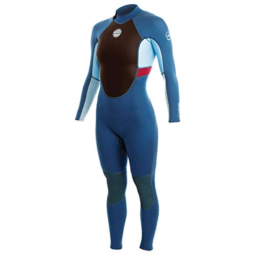 Alder Traje de neopreno completo para mujer de impacto 3/2 mm 2020 Cascade azul para mujer de longitud completa traje de neopreno