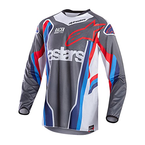 Alpinestars Bomber Limited Edition Racer Braap S7 Offroad Jersey Anthracite/Blue Talla XL