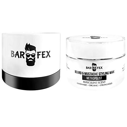 BarFex Cera para barba hombre ● Fijacion fuerte ● Made in Germany ● Beard Wax