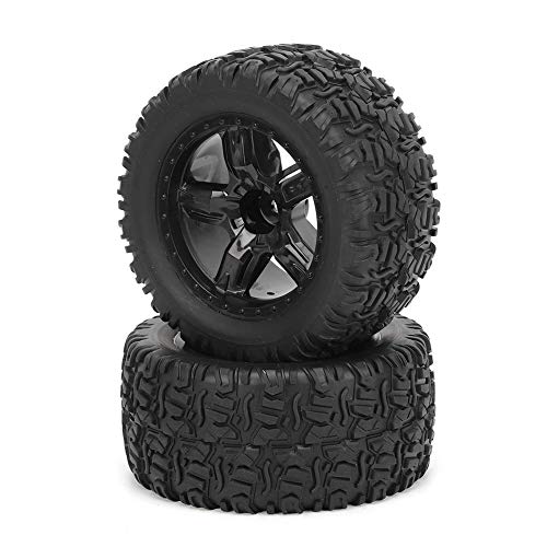 BIKING Neumático de Coche RC, Piezas de Repuesto de Repuesto de Montaje de neumáticos 1:10 para RE_MO RC Car Truck