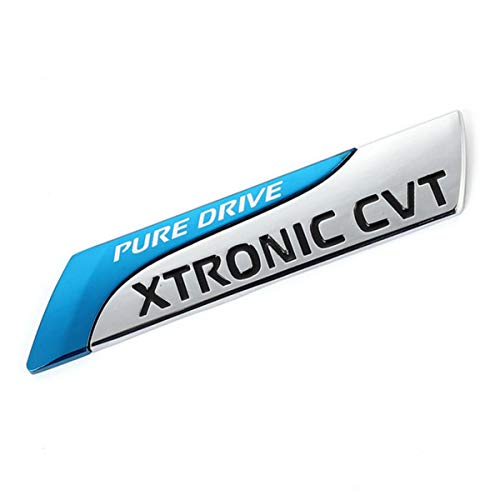 BPROCN Pure Drive XTRONIC CVT Nismo Metal Emblema Insignia Etiqueta engomada de la Cola para Nissan Qashqai X-Trail Juke Teana Tiida Sunny Note Almera