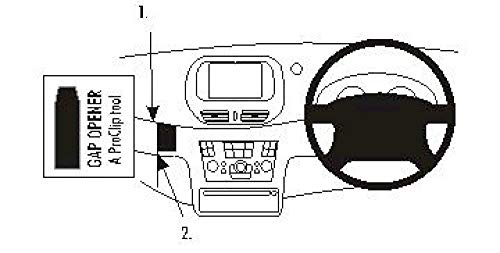 Brodit ProClip - Kit de coche para Nissan Almera Tino 04-06 (ángulo de montaje)