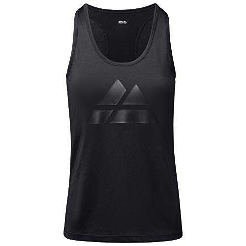 Camiseta Deportiva sin Mangas para Mujer, Pack de 1, Camiseta Suelta Racerback con Espalda Descubierta para el Gimnasio, Hacer Ejercicios, Correr, Yoga (Negro/Logo Negro Oversize, Small) Camiseta Deportiva sin Mangas para Mujer, Pack de 1, Camiseta Suelta Racerback con Espalda Descubierta para el Gimnasio, Hacer Ejercicios, Correr, Yoga (Negro/Logo Negro Oversize, Small)