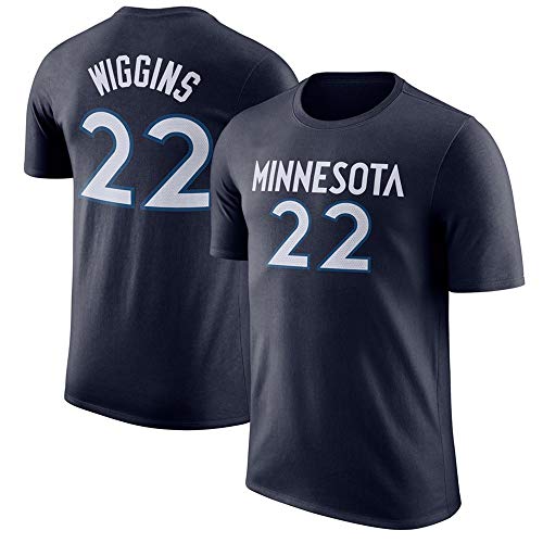 Camiseta NBA Minnesota Timberwolves Top Cómoda con Cuello Redondo Abanico De Baloncesto Media Manga Black-L Camiseta NBA Minnesota Timberwolves Top Cómoda con Cuello Redondo Abanico De Baloncesto Media Manga Black-L
