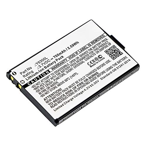 CELLONIC® Batería Premium para TORC Blinc G2, Oneal, RF-730, RF710, RS-980, RT-712, RX-960, V200, VCAN (700mAh) Y6300L bateria de Repuesto, Pila reemplazo, sustitución
