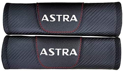 Coche CarbóN Fibra Almohadillas Cinturón Seguridad para Opel Astra, Protectores Hombro Transpirable Soft Comfort Interiores