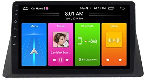 Coche GPS Navegación Radio TV Android 10.0 Radio de automóvil, Pantalla de Pantalla táctil Completa de 9 Pulgadas para Honda Accord 8, con Control de Volante BT Mirror Link Stereo FM en MP5