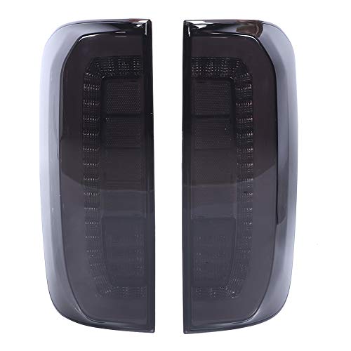 Conjunto de luces traseras, conjunto de luces traseras LED, indicador secuencial de carcasa ahumada apto para Nissan Navara NP300 D23 2016-2020 Conjunto de luces traseras, conjunto de luces traseras LED, indicador secuencial de carcasa ahumada apto para Nissan Navara NP300 D23 2016-2020