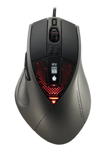 Cooler Master CM Storm Sentinel Advance II - Ratón (Botones programables, Indicadores LED, Peso Personalizable, Resolución de Movimiento: 8200 dpi), Negro