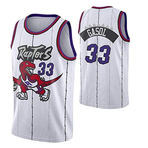 del Baloncesto de los Hombres Jersey # 33 Marc Gasol Toronto Raptors Multi-Estilo Nueva Jersey Tela (Color : 5, Size : XL) del Baloncesto de los Hombres Jersey # 33 Marc Gasol Toronto Raptors Multi-Estilo Nueva Jersey Tela (Color : 5, Size : XL)