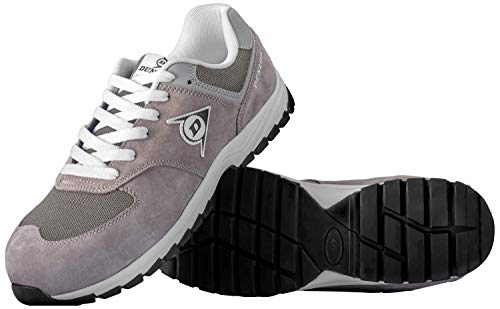 Dunlop Flying Arrow | Zapatos de Seguridad | Calzado de Trabajo S3 | con Puntera | Ligero y Transpirable | Grigio | Talla 39