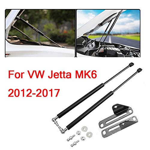 Elevación del portón trasero Ajuste for el Volkswage VW Jetta MK6 apto for 2012-2017 del frente del coche de la capilla del motor hidráulico de apoyo varilla de apoyo muelle del amortiguador barras de