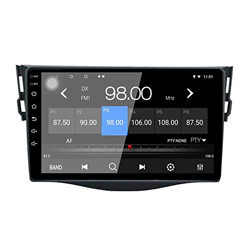 Estéreo de Coche LEXXSON Android 10.1 para Toyota RAV 4 2007-2012 | Radio Am FM RDS de 9 Pulgadas con navegación GPS WiFi Bluetooth Reproductor USB Control del Volante Enlace de Espejo 2G + 16G