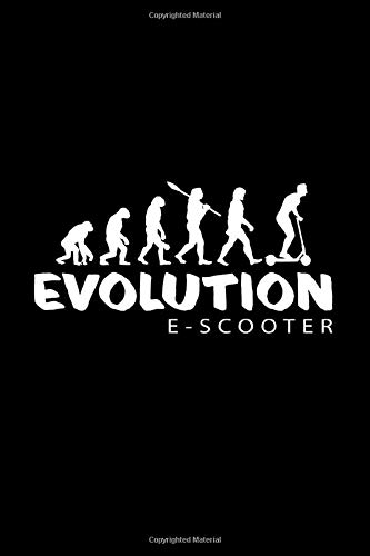 Evolution E-Scooter: 6x9 E-Scooter | blank with numbers paper | notebook | notes