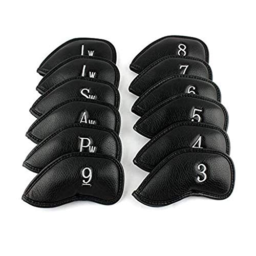 Golf De Hierros Cubiertas De Golf para Club Cubiertas De Hierro para Golf Duraderas Protector De Cabezas De Golf para Cuello con Velcro con Número Impreso (3/4/5/6/7/8/9 / PW/AW/Sw/LW) Golf De Hierros Cubiertas De Golf para Club Cubiertas De Hierro para Golf Duraderas Protector De Cabezas De Golf para Cuello con Velcro con Número Impreso (3/4/5/6/7/8/9 / PW/AW/Sw/LW)