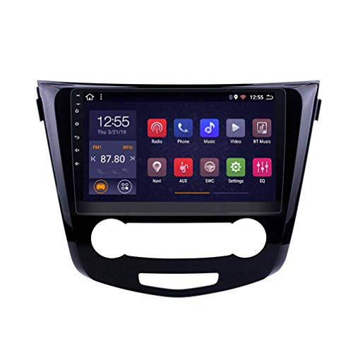 GPS para Coches, Pantalla Táctil De 10 Pulgadas, para Nissan Qashqai X-Trail 2 DIN Car Radio Mp5 Stereo Player/Andnoid 8.1/ WiFi/Mirror Link/Bluetooth/SD/FM, Navegador GPS Coche