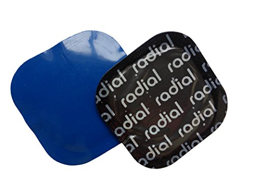 Harzole OV-1066 Parche cuadrado negro para reparación de neumáticos radiales y bias-Ply 54 x 54 mm, 80 unidades Harzole OV-1066 Parche cuadrado negro para reparación de neumáticos radiales y bias-Ply 54 x 54 mm, 80 unidades