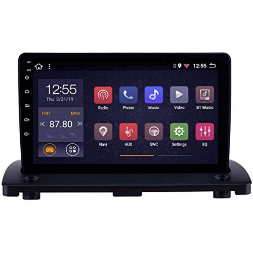 HHttM Android 8.1 9 Pulgadas HD Pantalla Táctil Radio Navegación GPS para Volvo XC90 2004-2014 Bluetooth MP4 MP5 Reproductor Música WiFi Control del Volante Soporte DVR OBD2, 4G + WiFi
