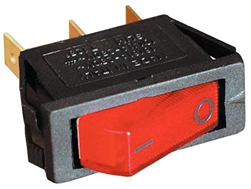 Interruptor luminoso rojo 12 V para nevera trivalente, caravana, CBE R237