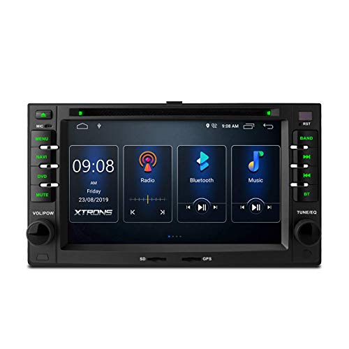 KAUTO 6.2 Pulgadas Doble DIN Android 10 Car Stereo Auto Radio Navegación GPS Integrado DSP Soporta Full RCA CarAutoPlay BT5.0 1080P DVR Dab + OBD para Nissan Qashqai Versa Navara X