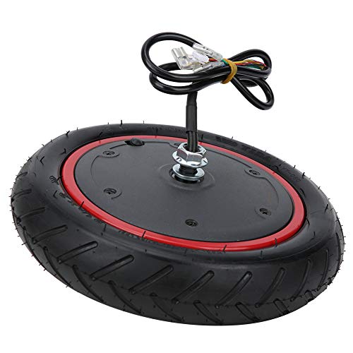 Keenso Motor de Rueda motriz de 350 W 36 V, Motor de Scooter eléctrico de CC sin escobillas, neumático Inflable Apto para Scooter eléctrico M365/M365 Pro