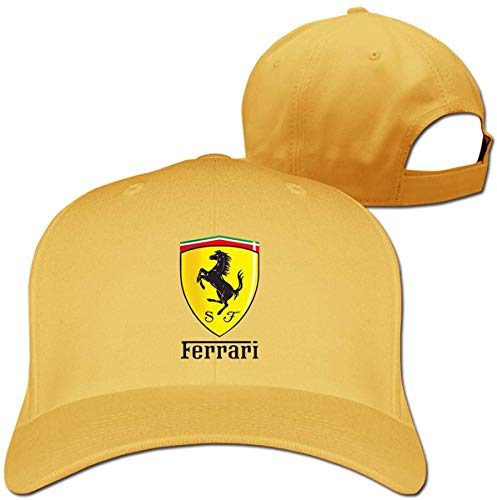 LightCa Funny Ferrari Logo Adjustable Hip Hop Hat for Unisex,Navy
