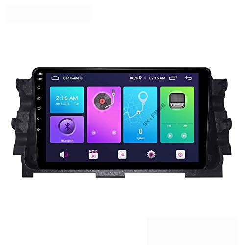 LYHY Android 9.0 Car Stereo 2 DIN Head Unit Compatible con Nissan Micra 2017 Navegación GPS Pantalla táctil de 9 Pulgadas Reproductor Multimedia MP5 Receptor de Video y Radio con 4G WiFi DSP