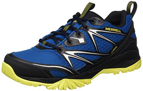 Merrell Capra Bolt GORE-TEX Zapatos de Low Rise Senderismo para hombre, Azul (Mykonos), 45 EU
