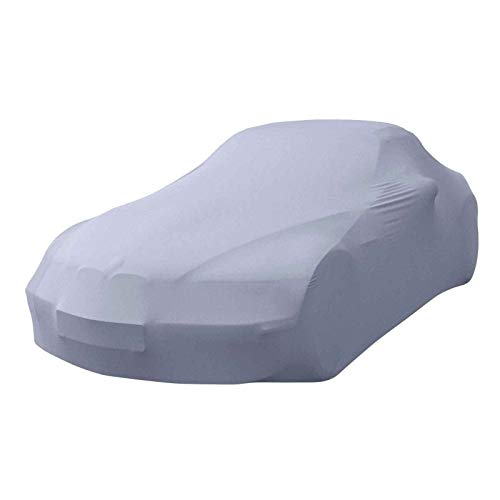 MyCarCover - Lona de coche apta para Nissan Sunny II Coupe B12, lona prémium para interior adaptable, transpirable de plástico en gris