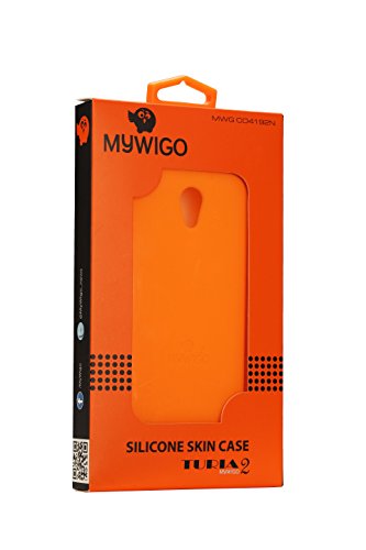 MyWigo CO4192O - Carcasa de silicona, color naranja