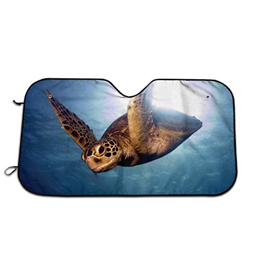 N / A Barrier Reef Sea Swim Turtle - Parasol para parabrisas de coche