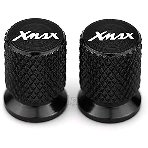 NADAENTA 2 Piezas Tapas para válvulas de Neumáticos Anti-Polvo de Rueda de Moto para Yam-aha Xmax 125 250 300 400 Evitar Fugas de Aire