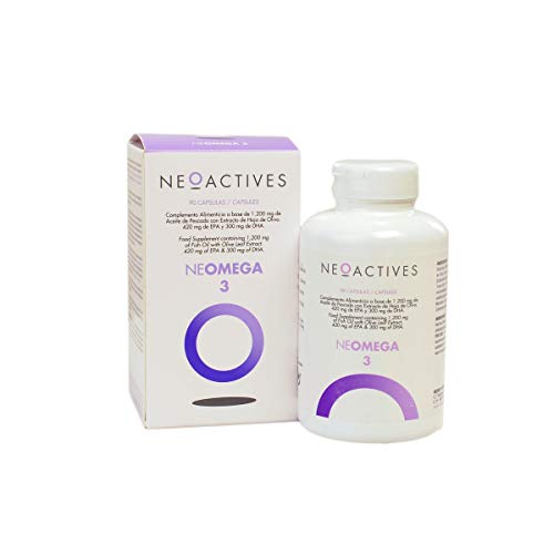 NeOmega 3 | Con excelentes niveles de los Omega 3 EPA (420 mg) y DHA (300 mg) | Mantenimiento visión y función cerebral y normal función del corazón | Complemento concentrado, solo 1 cápsula día NeOmega 3 | Con excelentes niveles de los Omega 3 EPA (420 mg) y DHA (300 mg) | Mantenimiento visión y función cerebral y normal función del corazón | Complemento concentrado, solo 1 cápsula día