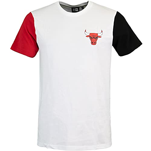 New Era NBA Color Block Chicago Bulls - Camiseta blanco XXL
