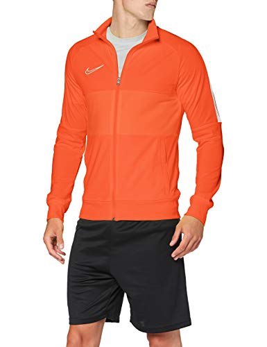 NIKE Academy 19 Essential Track Jacket Camisa De Entrenamiento, Hombre, Brillante Crimson/Blanco/Blanco, S