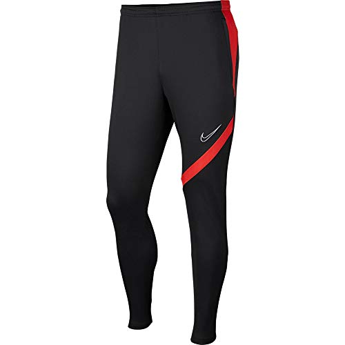 NIKE Academy Pro Knit Pant Kpz - Pantalones de chándal Unisex para niños, Unisex niños, Pantalones Deportivos, BV6944-067, Antracita/Bright Crimson/(Blanco), 8-10 años