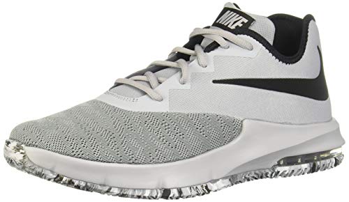 Nike Air MAX Infuriate III Low, Zapatillas de Baloncesto Hombre, Multicolor (Wolf Grey/Black/Cool Grey 4), 40 EU