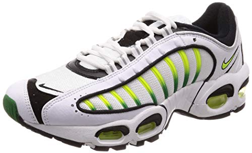 Nike Air MAX Tailwind IV, Zapatillas de Atletismo Hombre, Multicolor (White/Volt/Black/Aloe Verde 000), 42.5 EU