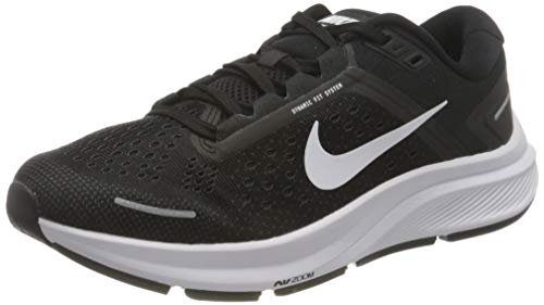 Nike Air Zoom Structure 23, Running Shoe Mujer, Black White Anthracite, 37.5 EU