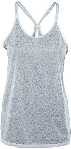 NIKE DRI Fit Cool Strappy TNK Camiseta de Tirantes, Mujer, Blanco (White), M