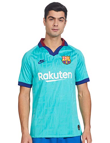 NIKE FC Barcelona Stadium 2019/20 Camiseta, Hombre, Cabana/Deep Royal Blue, S