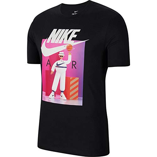 Nike Sportswear Men's Graphic T-Shirt CW0410-010 Black Negro XL