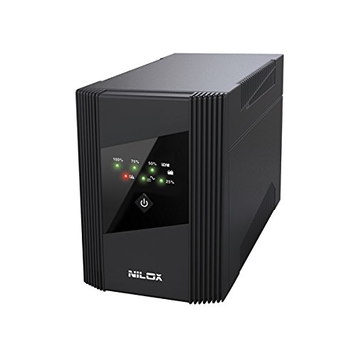 Nilox 17NXGCLI61001 Sistema de alimentación ininterrumpida (UPS) 2400 VA - Fuente de alimentación Continua (UPS) (2400 VA, 1200 W, 160 V, 160 V, 220 V, 240 V)