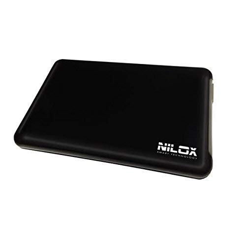 Nilox DH0002BK - Caja vacía para Disco Duro, USB 3.0, Color Negro