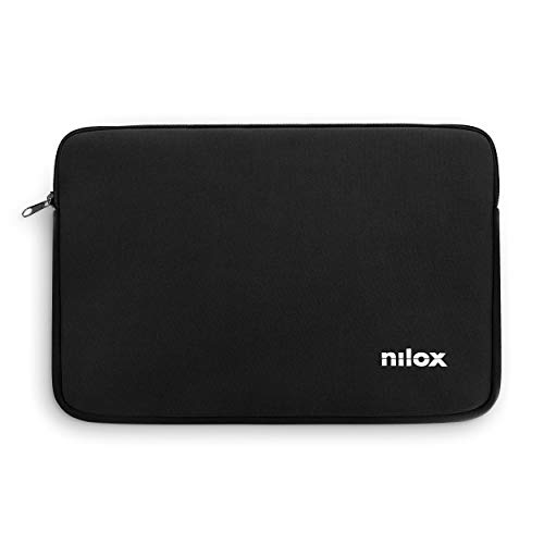 Nilox - Funda Blanda de Neopreno para Ordenador portátil/portátil/Bolsa de Transporte Protectora para HP/Samsung/Acer/Notebook Mac Book Pro