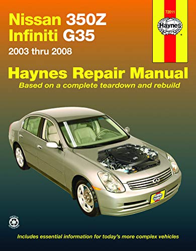 Nissan 350Z & Infiniti (Hayne's Automotive Repair Manual)