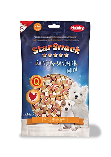 Nobby Star Snack Mini aperitivos – para cachorros y perros pequeños, 70 gr