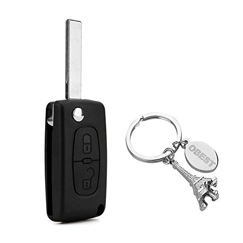 OBEST Carcasa Case Funda Llave Remoto Para Peugeot 205 106 206 306 406 107 207 307 407 308 309 Citroen C1 C2 C3 C4 Picasso OBEST Carcasa Case Funda Llave Remoto Para Peugeot 205 106 206 306 406 107 207 307 407 308 309 Citroen C1 C2 C3 C4 Picasso