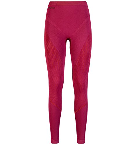 Odlo Evolution Warm Pants Pantalones de Deporte, Mujer, Multicolor (Sangria/Zinfandel 30268), 32 (Talla del Fabricante: Large)