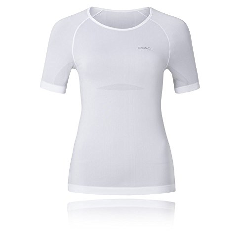 Odlo Evolution X Camiseta de Tirantes, Multicolor (White 10000), 32 (Talla del Fabricante: X-Small) para Mujer
